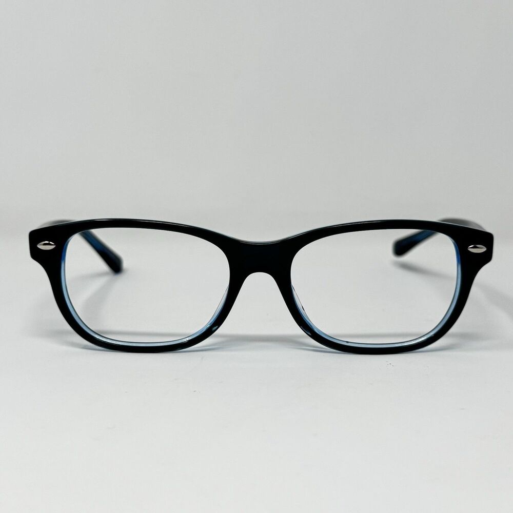 Ray-Ban RB1555F 3667 Blue Fluo Kids Low Bridge Fit Eyeglass Frames 48-16-130